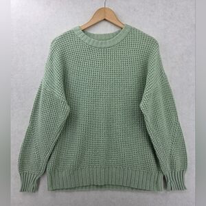 American Eagle Outfitters Oversized Waffle Knit Sweater Women's Size Extra Small